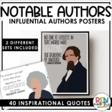 Famous Authors Posters | English Classroom Posters | Liter