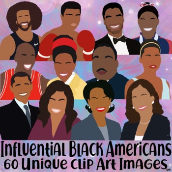 Preview of Notable Black Americans Throughout History Clip Art Set