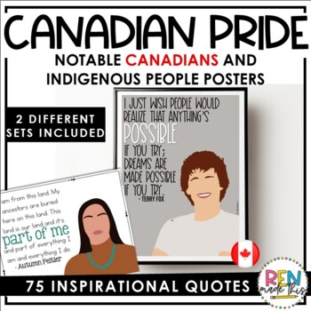 Preview of Notable Canadians Posters | Influential People Classroom Posters