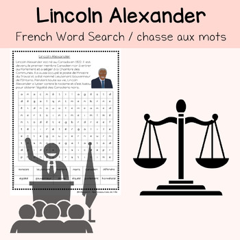 Preview of Notable Figure : Lincoln Alexander - Mini biographie et chasse aux mots