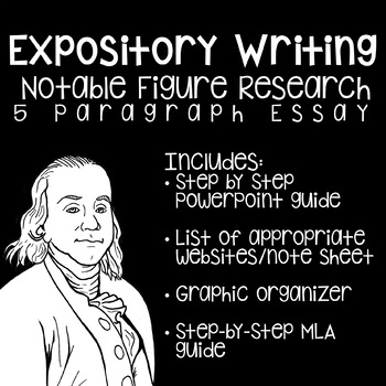 Preview of Digital Resource | Research Paper Expository Writing | Biography/Notable Figure