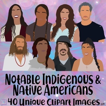 Preview of Notable Indigenous and Native Americans Clipart Set