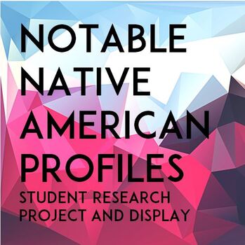 Preview of Notable Native American Profiles
