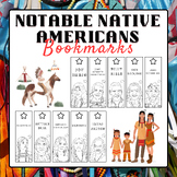 Notable Native Americans Bookmarks - National Native Ameri