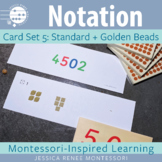 Montessori Math: Standard Form & Golden Beads Worksheet Al