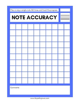 Preview of Note Accuracy Tracker