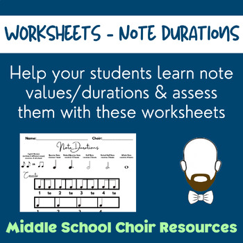 Preview of Note Durations & Counts - Worksheets