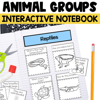 Preview of Animal Classification Interactive Notebook
