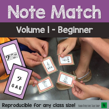 Preview of Note Name Game -Volume 1 Music Theory Game, Treble Clef and Bass Clef note names
