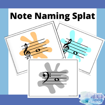 Preview of Note Name BUNDLE | Treble Clef Note Names | Bass Clef Note Names