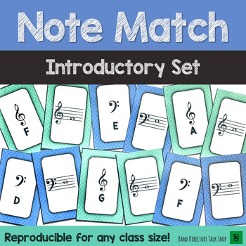 Preview of Note Name Game - Treble Clef and Bass Clef Note Name Identification -Intro Set