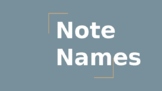 Note Names Presentation