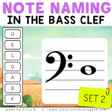 Note Naming Bass Clef Line Notes Music Game