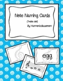 Note Naming Cards