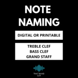 Note Naming: Treble Clef, Bass Clef, and Grand Staff, Musi