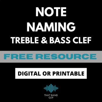 Preview of Note Naming: Treble and Bass Clef, Music Theory