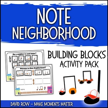 Preview of Note Neighborhood – Building Block & Composition Activity Pack