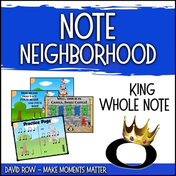 Preview of Note Neighborhood – King Whole Note