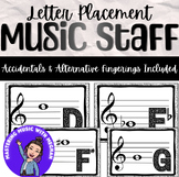 Note Placement Music Staff - Music Aesthetic
