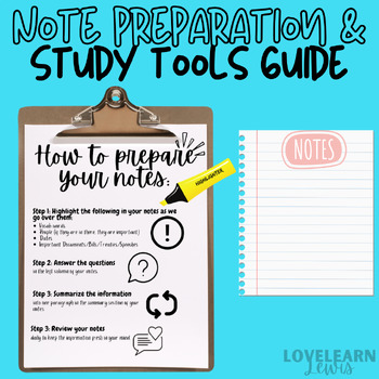 Preview of Note-Taking Mastery and Review Guide