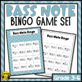 Bass Clef Note Reading Bingo Game | Elementary Music Bingo