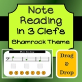 Note Reading Drag & Drop - Shamrock Theme