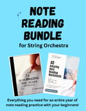 Note Reading Worksheet Bundle for String Orchestra
