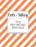Note Taking - KEY WORD METHOD - Lesson Plan & Activities