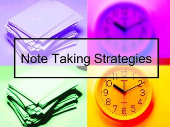 Preview of Note-Taking Strategies (Powerpoint)