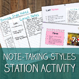 Note-Taking Stations Activity - low prep