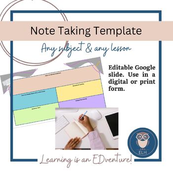 Preview of Note Taking Template