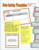 Note Taking Templates