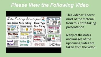 Note Taking in the Classroom: Editable Presentation by Teachings in ...