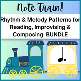 Note Train Rhythm Improvising and Composing Game BUNDLE!