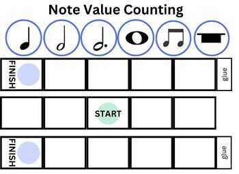 Preview of Music Note Value Back and Forth