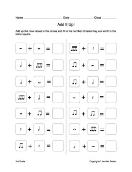 Note Value Centers by Jennifer Roden | TPT