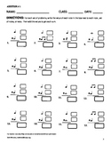 Note Value Musical Math