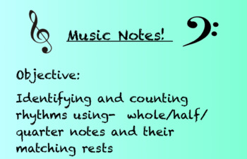 Preview of Note Values and Counting Rhythms- Interactive Lesson Plans