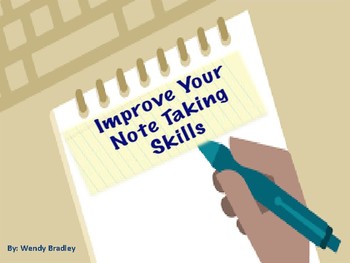 Preview of Note taking - Empowering Students to Improve!