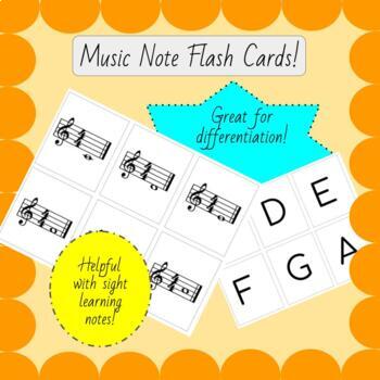 Preview of NoteQuest: Music Note Flash Cards