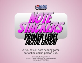 Preview of NoteStackers Primer Level Digital Edition