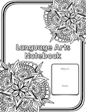 Notebook Cover Page: Language Arts