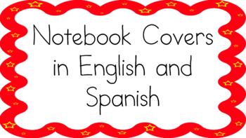 Preview of Notebook Cover in English and Spanish