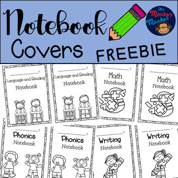 Preview of Notebook Covers FREE