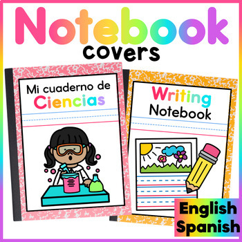 Preview of Notebook Covers - English and Spanish