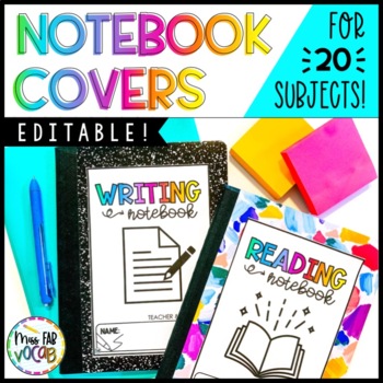 Preview of Notebook Covers for Interactive Notebooks