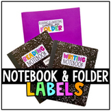 Notebook & Folder Labels (English & Spanish) (Avery 5163)