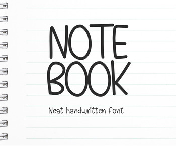 Preview of Notebook Handwritten for Thanksgiving & Christmas card