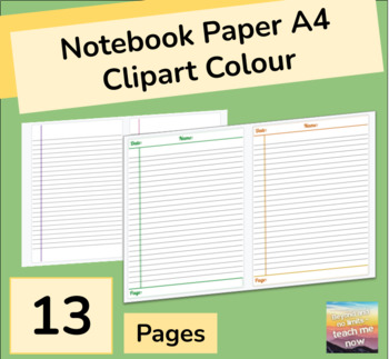 free lined paper clipart