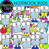 Notebook Paper Buds Clipart {Back to School Clipart}